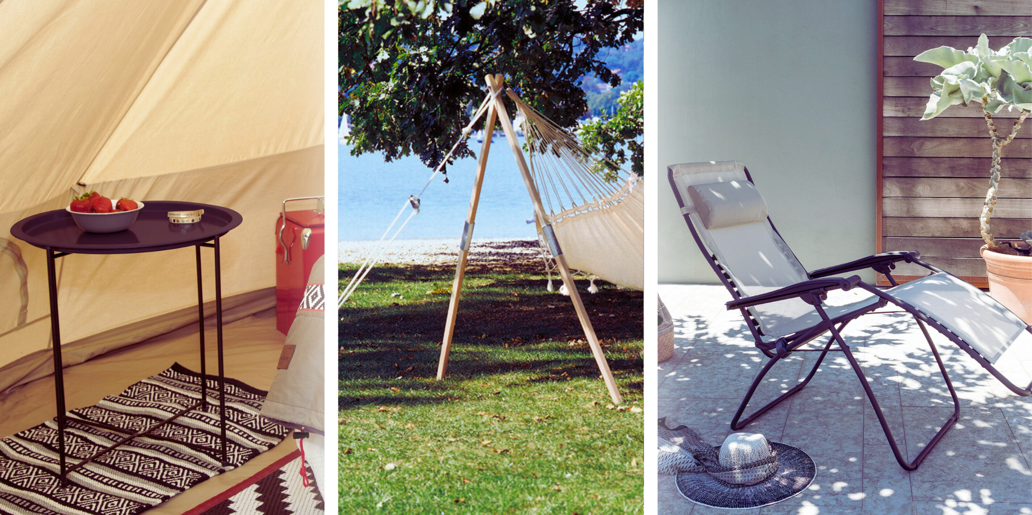 Relaxen unter den Wolken