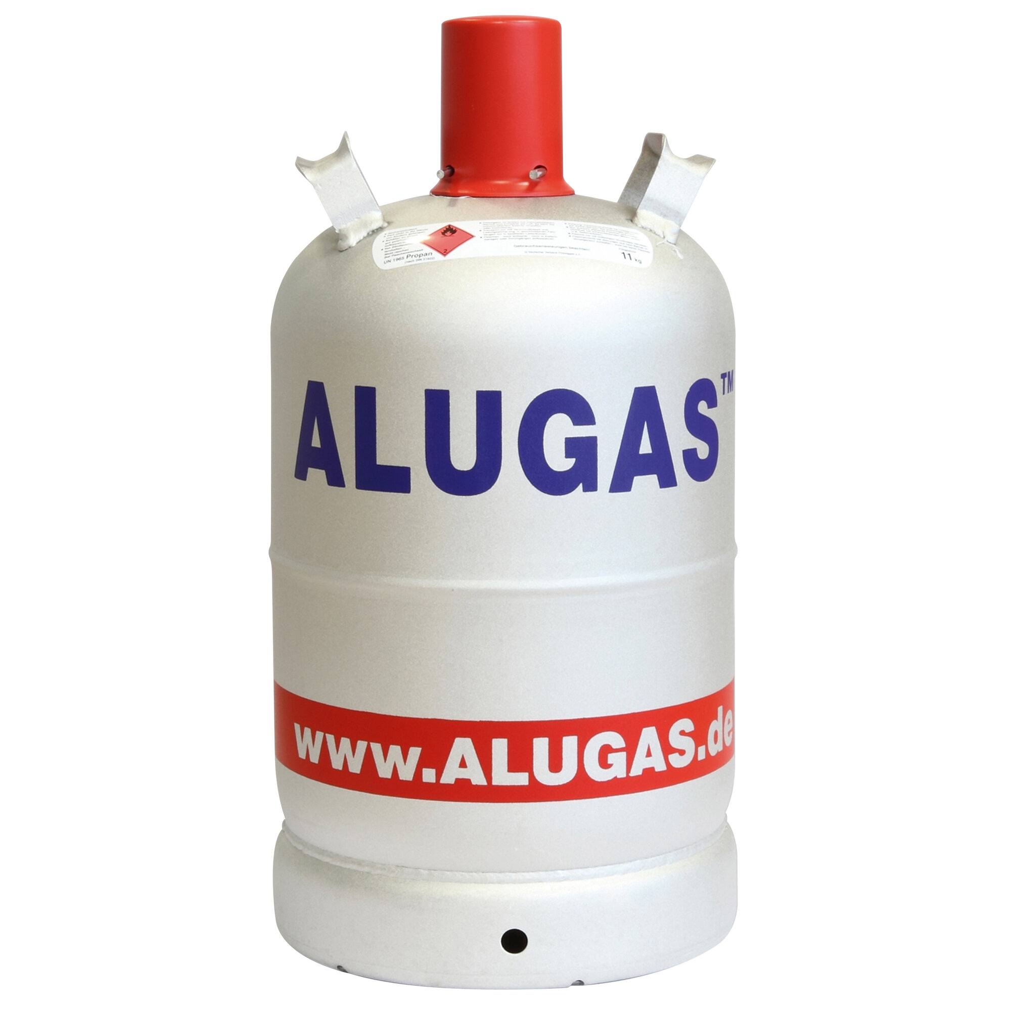 BlueCraft Gas, Alu Propangasflasche 11kg ijnkl. Lecksuchspray